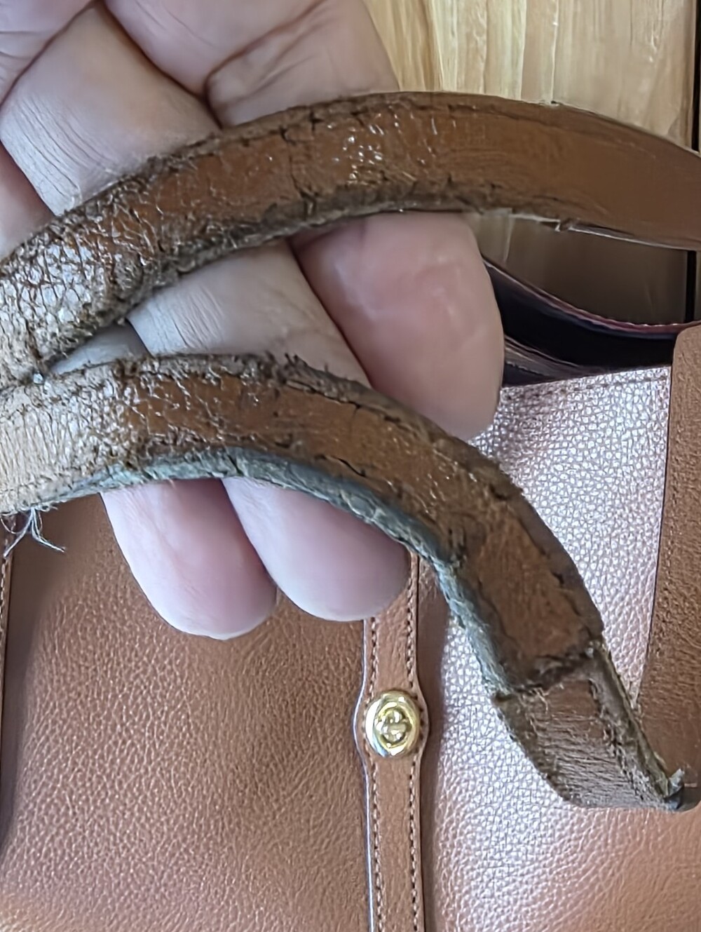 Coach Market Tote, Large (Flaws To Handles) - Picture 15 of 16